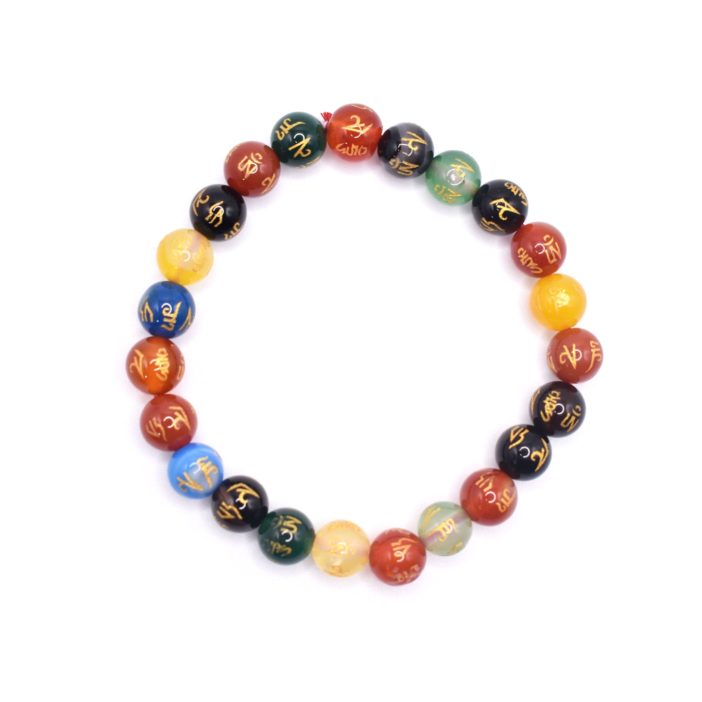 Engraved Seven Chakra Bracelet