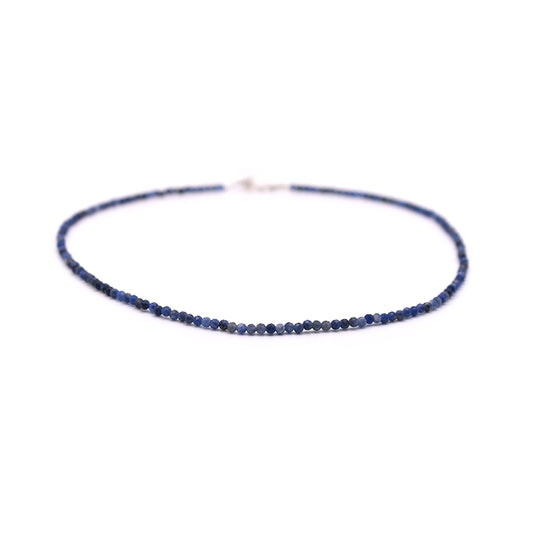 Iolite Necklace (Silver Hook)