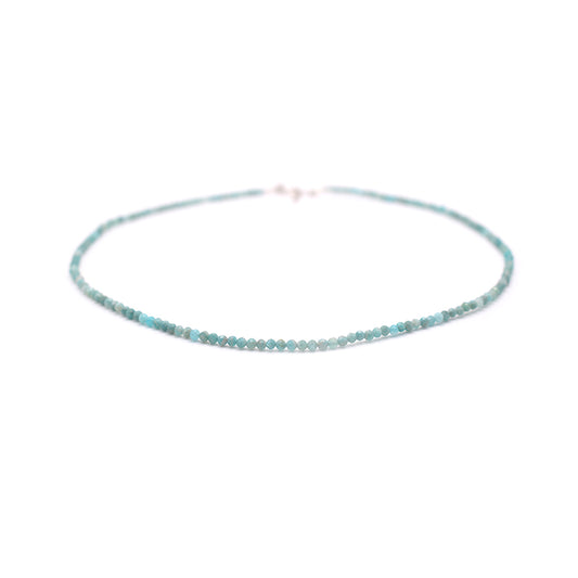 Amazonite Necklace (Silver Hook)