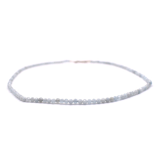 Rainbow Moonstone Necklace (Silver Hook)