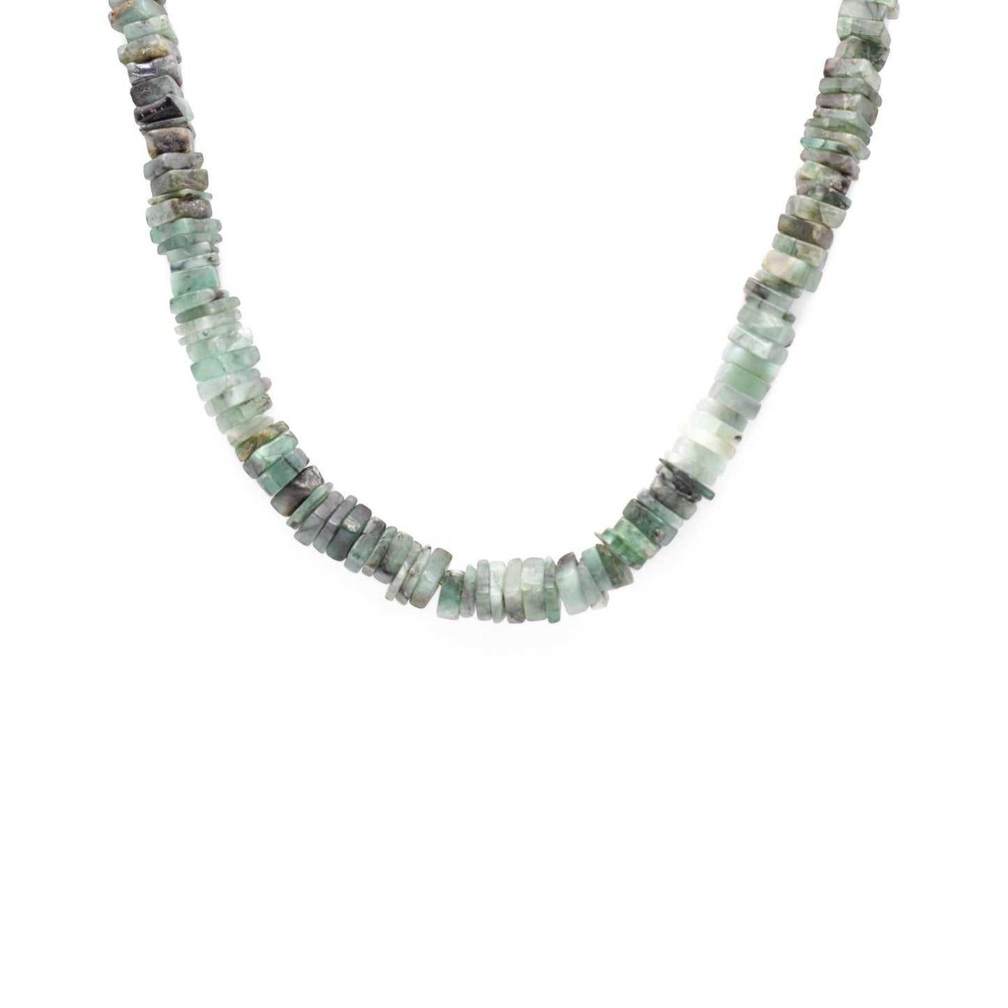 Emerald Heishi Necklace - Mystic Gleam
