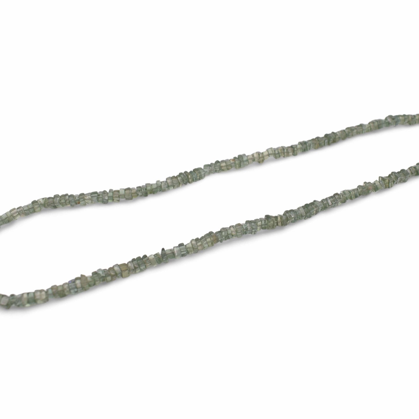 Green Apatite Heishi Beads - Mystic Gleam