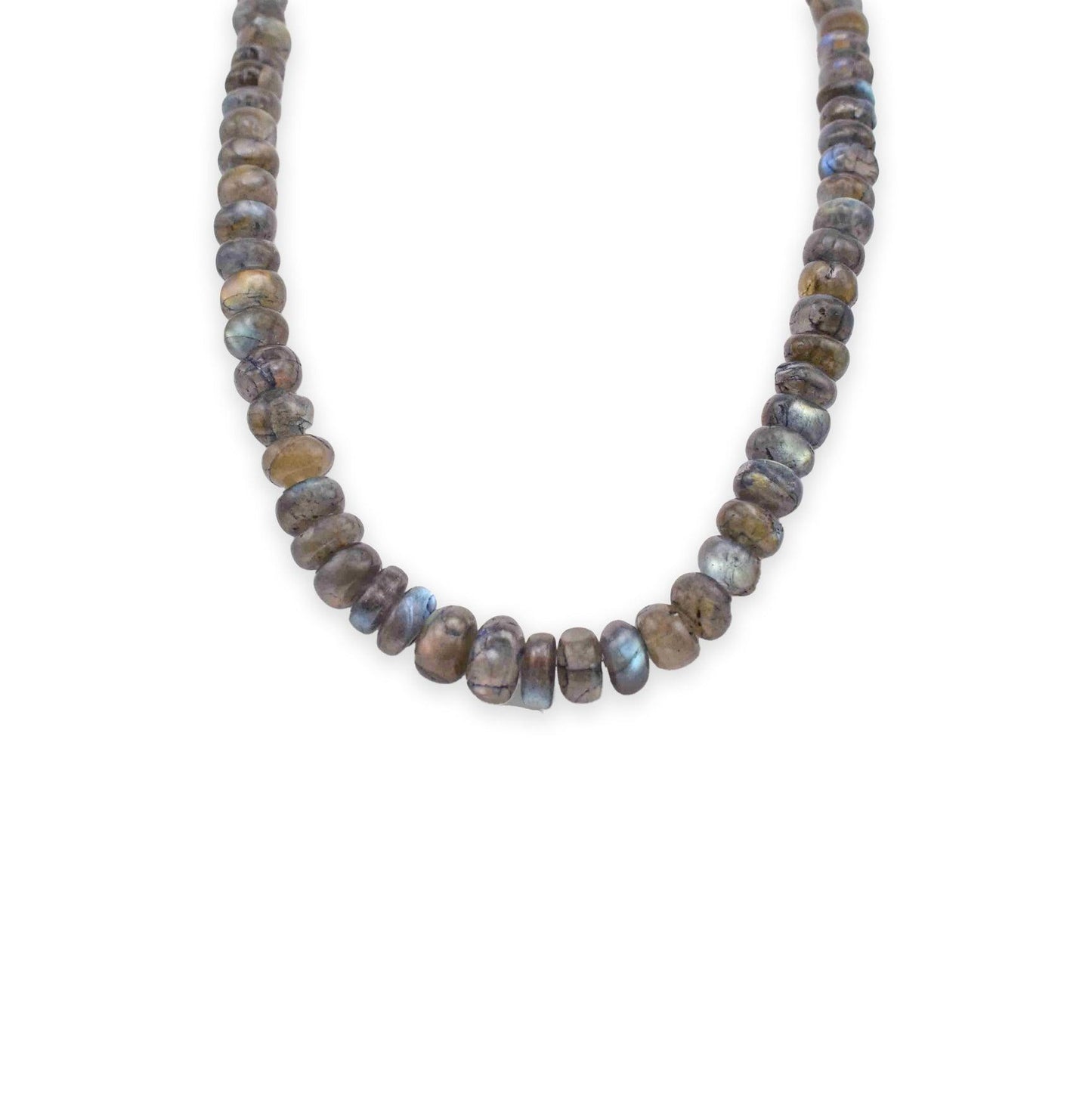 Grey Moonstone Necklace - Mystic Gleam