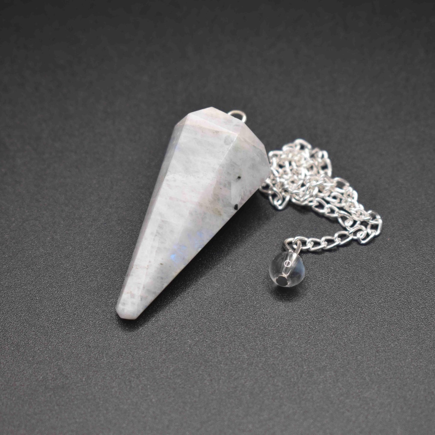 Rainbow Moonstone Pendulum - Mystic Gleam