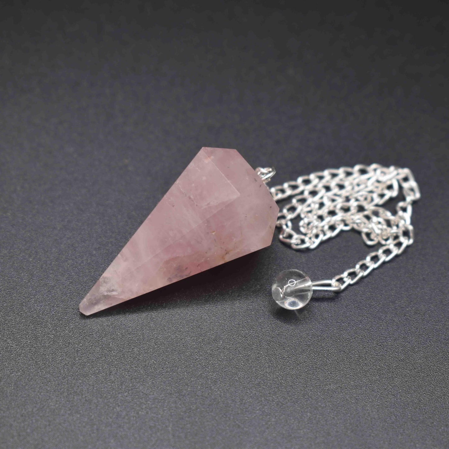 Rose Quartz Pendulum - Mystic Gleam