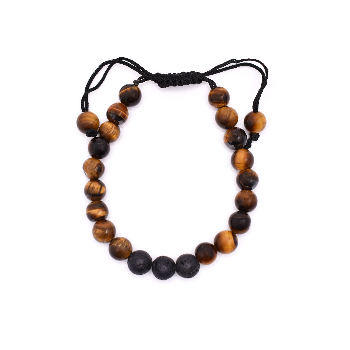 Tiger Eye Adjustable Bracelet - Mystic Gleam