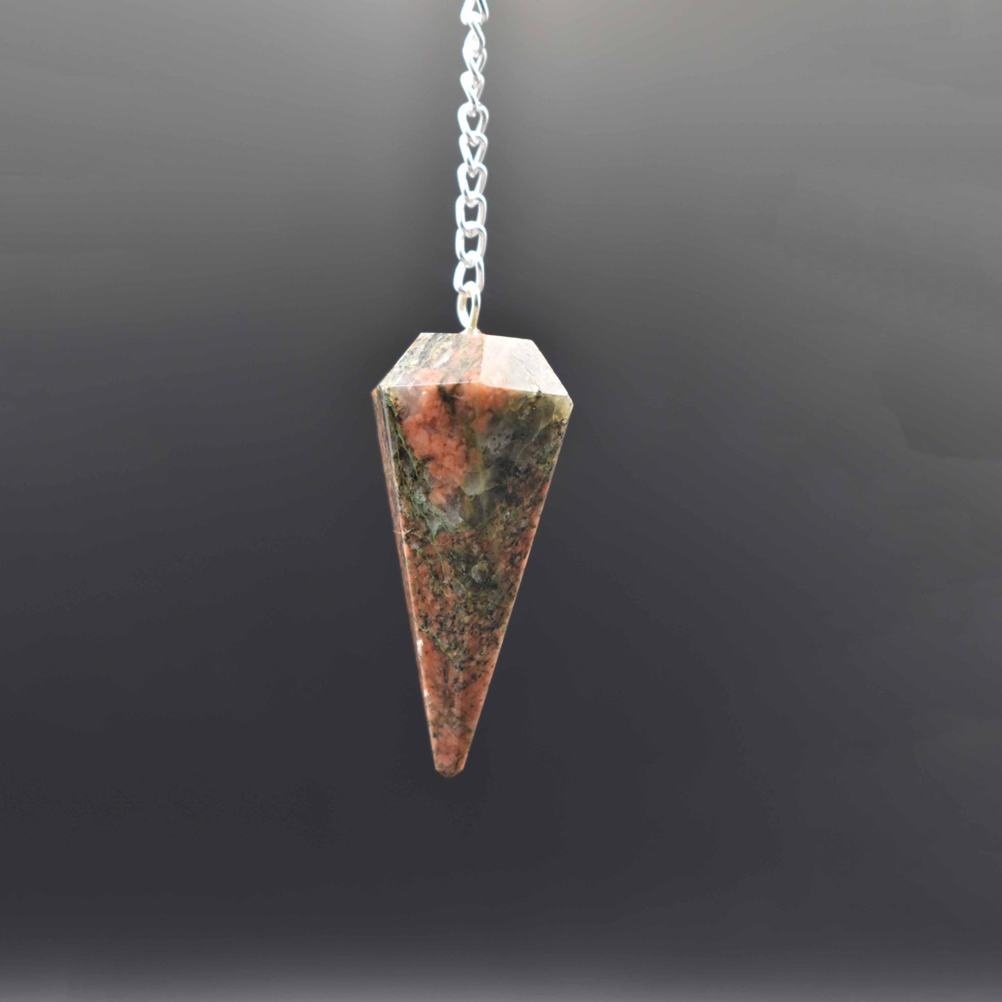 Unakite Pendulum - Mystic Gleam