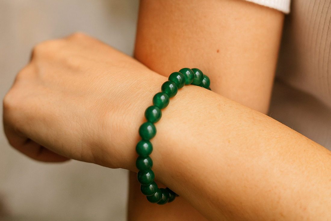 green jade bracelet