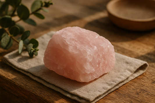 natural rose quartz 