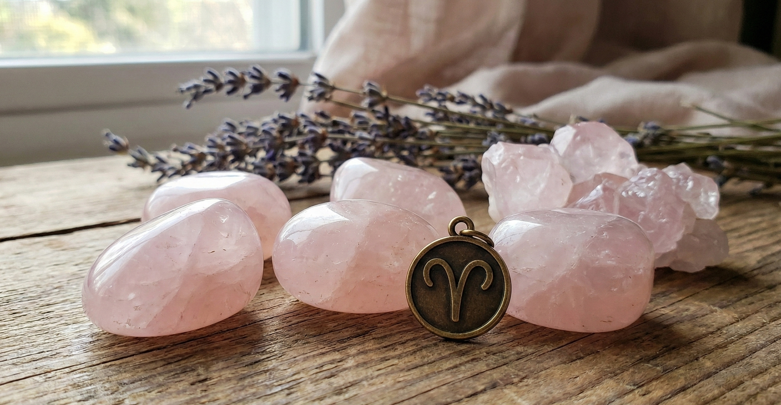 Rose Quartz and Aries: Soothing Fiery Energy