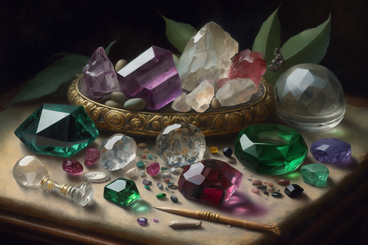 different types of crystals