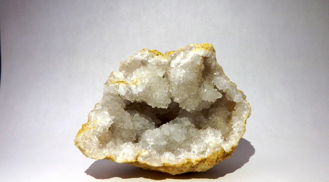 a geode of a crystal