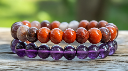 Red Jasper and Amethyst: The Bracelet To Balance Your Energy