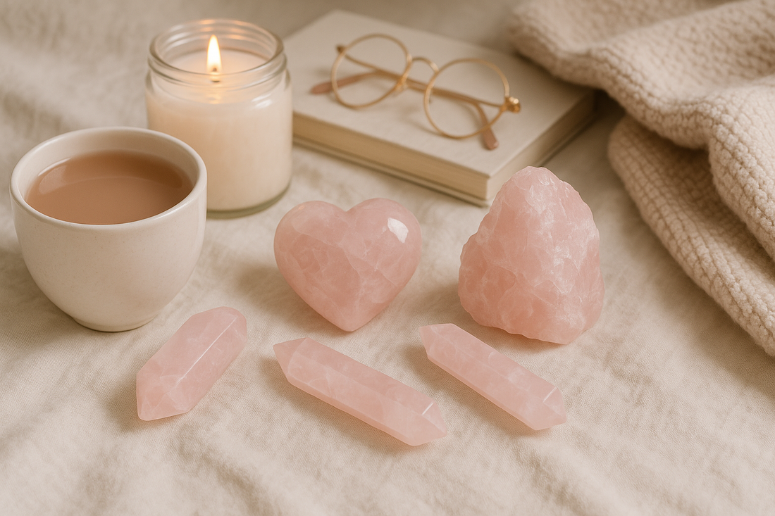 different types of rose quartz lifestyle image