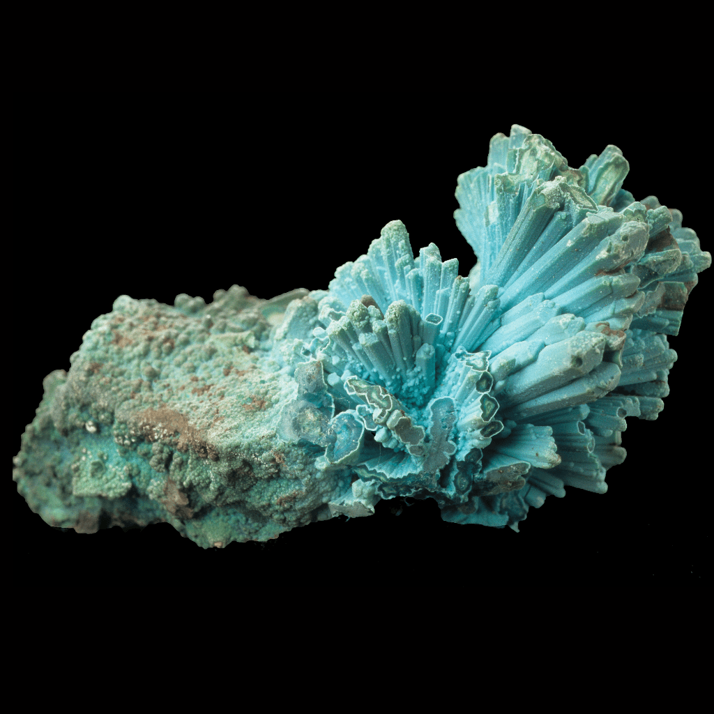 natural geode chrysocolla