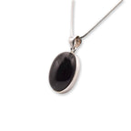 Silver black star Pendant