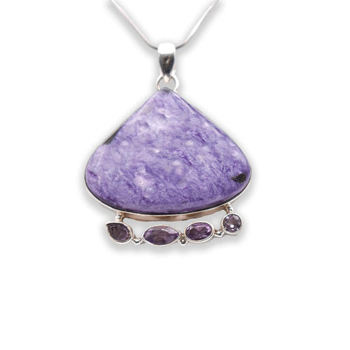 925 Sterling Silver heart shaped Chariot Pendant with chain