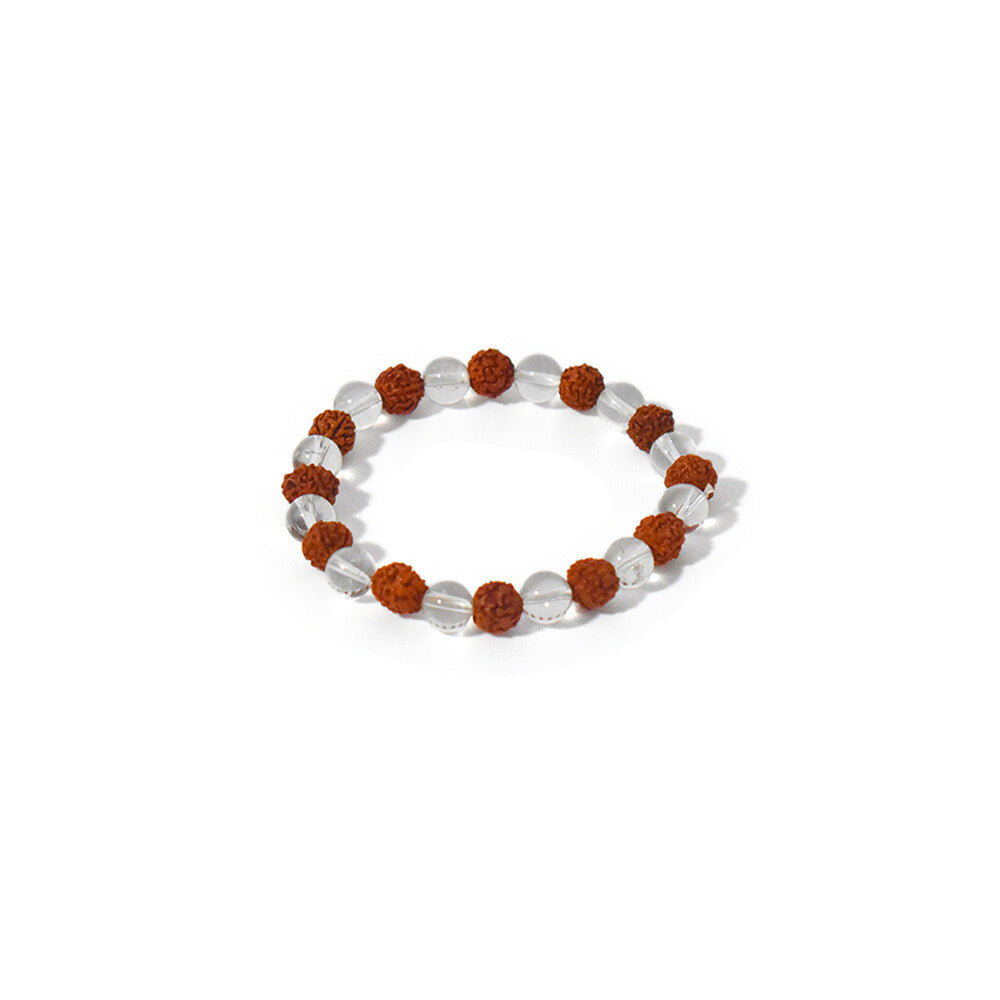 Rudraksha with Crystal Bracelet