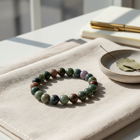 Indian Agate Bracelet