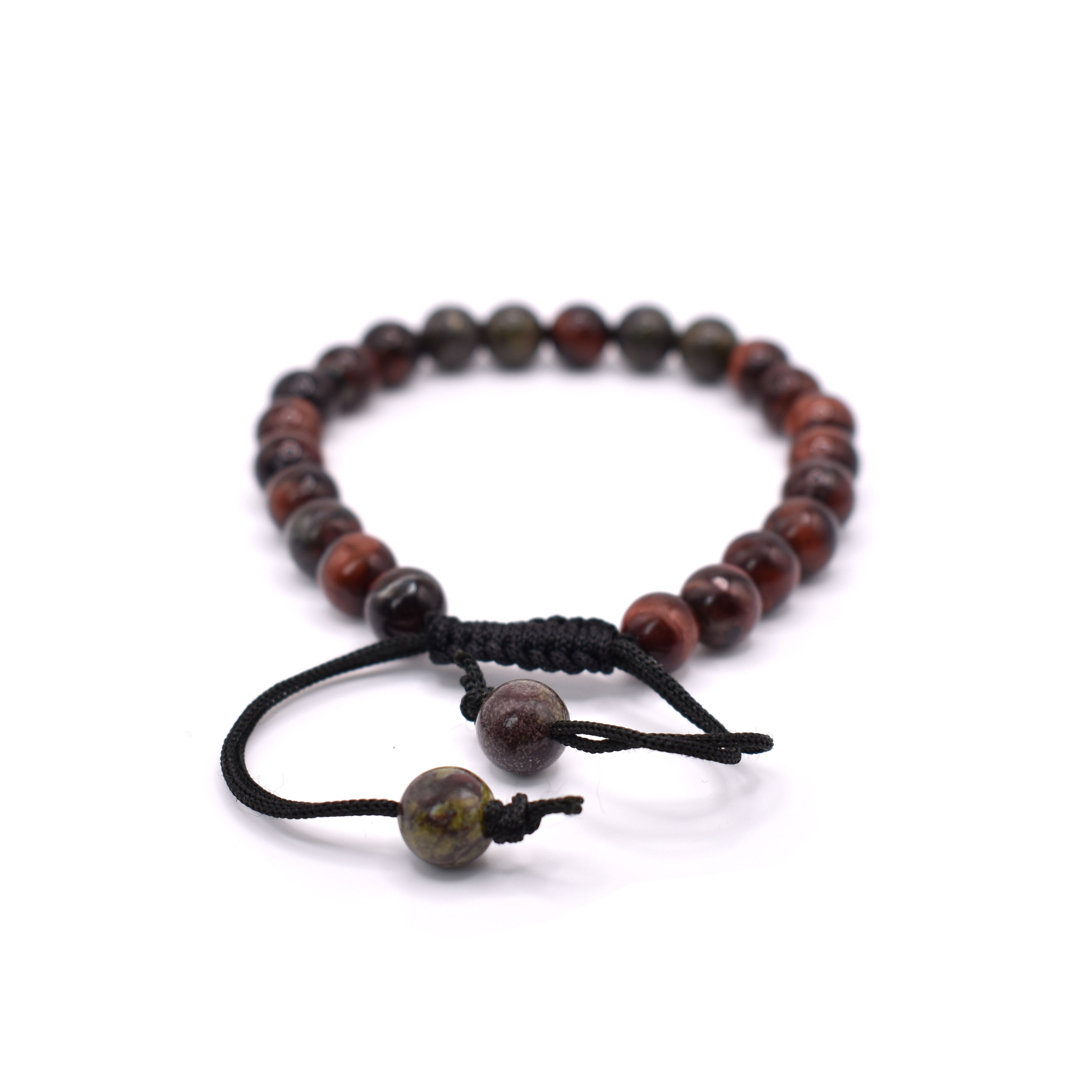 Red Tiger Eye Adjustable Bracelet