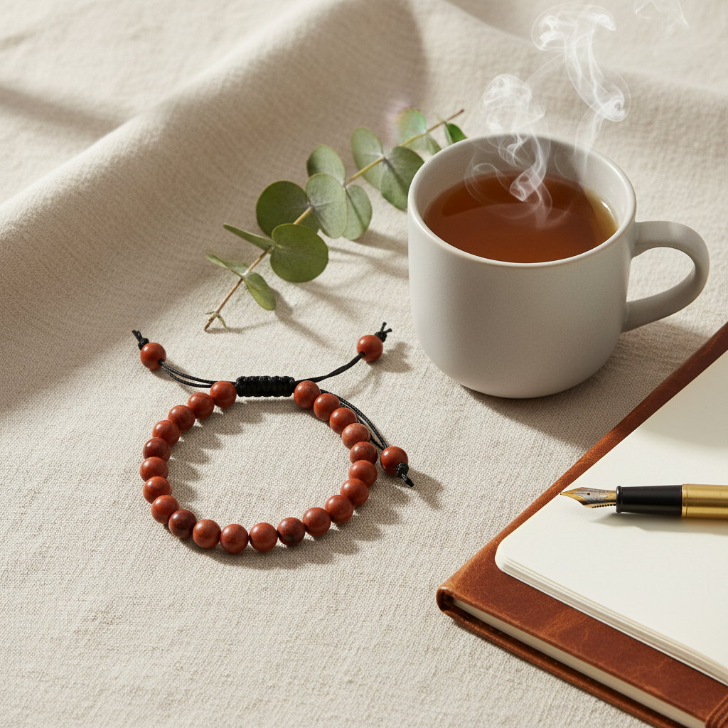 Red Jasper Adjustable Bracelet