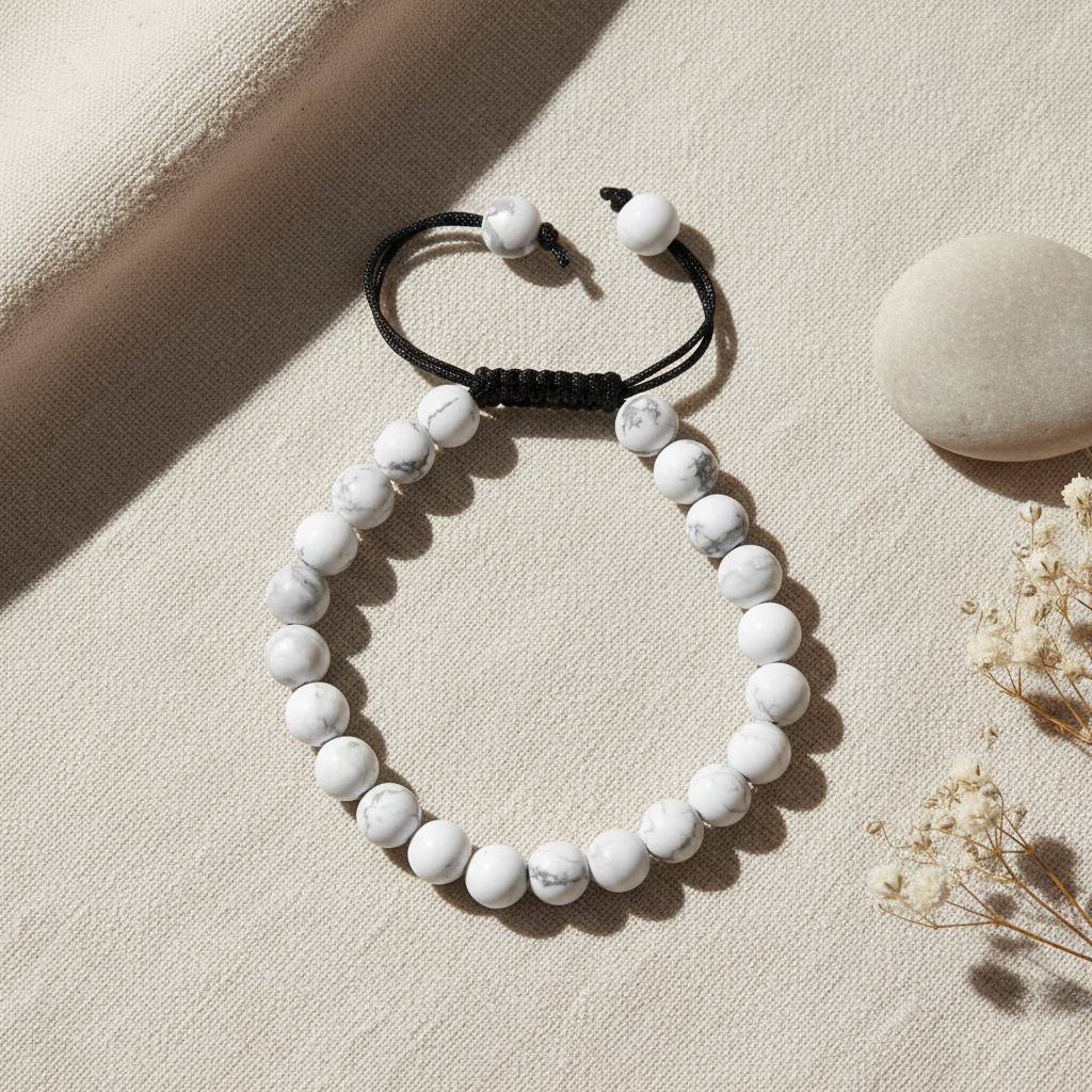 Howlite Adjustable Bracelet
