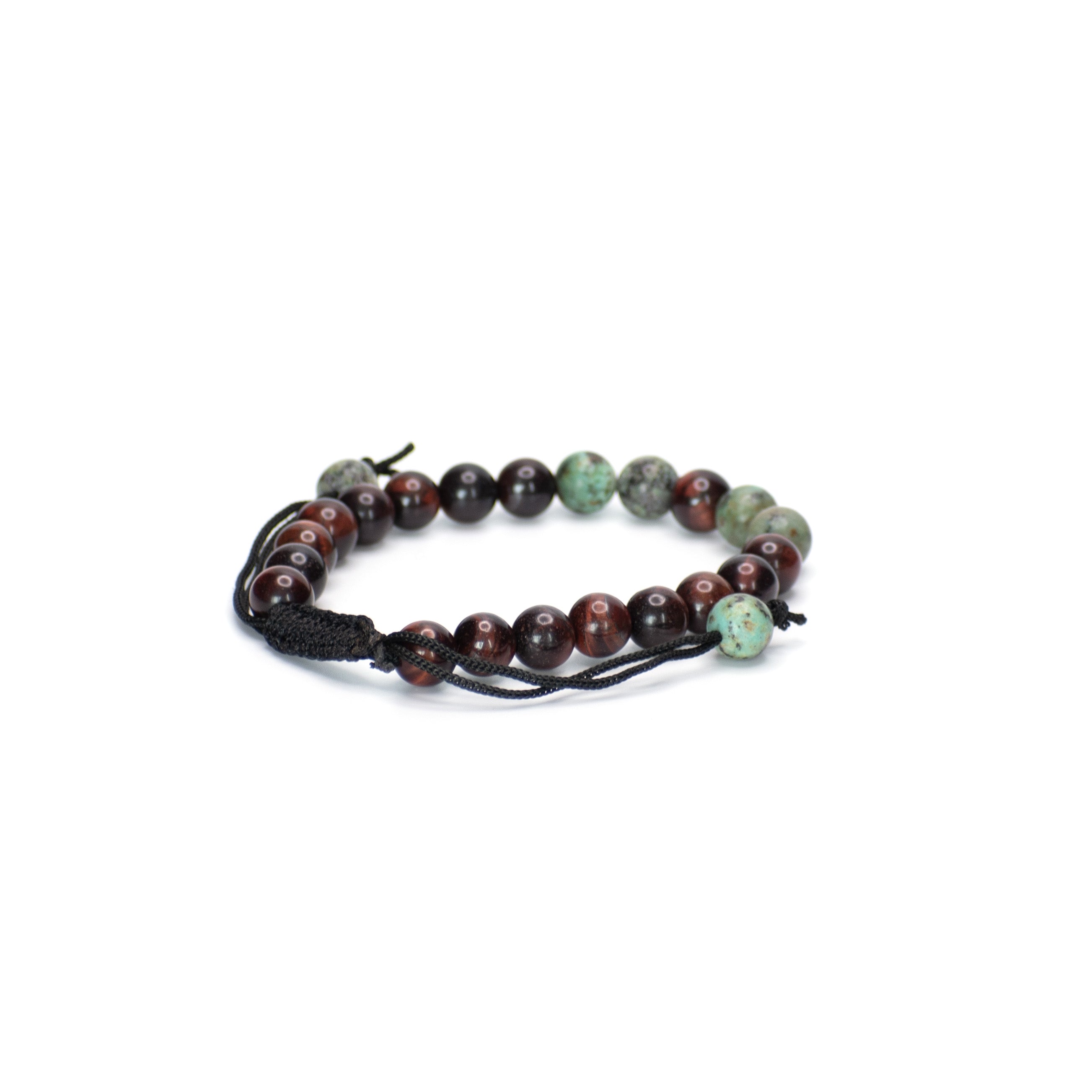 Red Tiger Eye Adjustable Bracelet