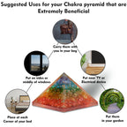 Seven Chakra Orgone Pyramid