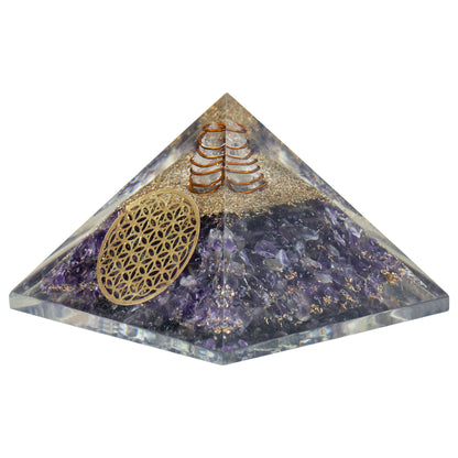 Amethyst Orgone Pyramid