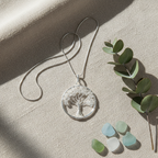 Tree of Life Pendant with Crystal