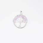 Tree of Life Pendant with Rose Quartz