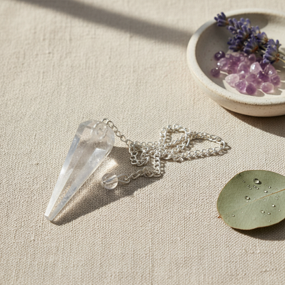 Crystal Quartz Pendulum