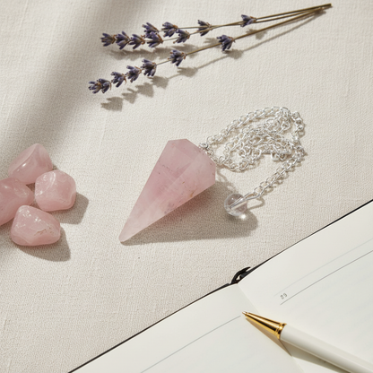 Rose Quartz Pendulum