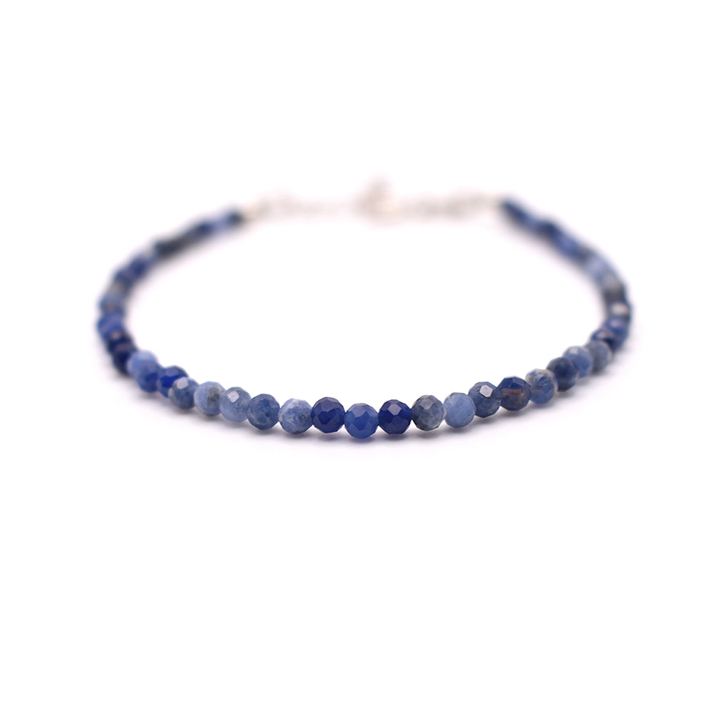 Sodalite Bracelet (Silver Hook)