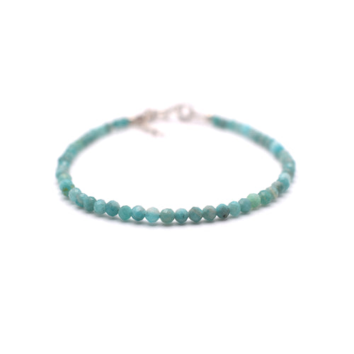 Amazonite Bracelet (Silver Hook)
