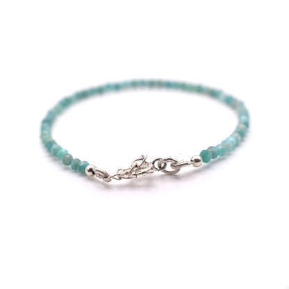 Amazonite Bracelet (Silver Hook)