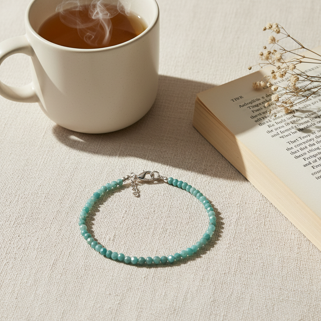 Amazonite Bracelet (Silver Hook)