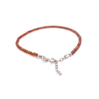 Hessonite Garnet Bracelet (Silver Hook)