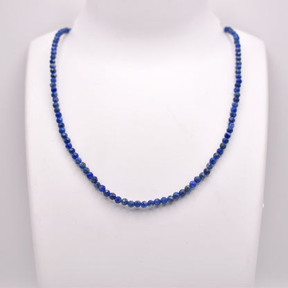 Lapis Lazuli Necklace (Silver Hook)