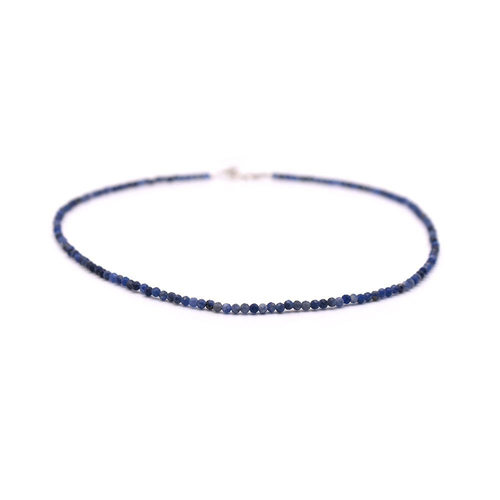 Iolite Necklace (Silver Hook)