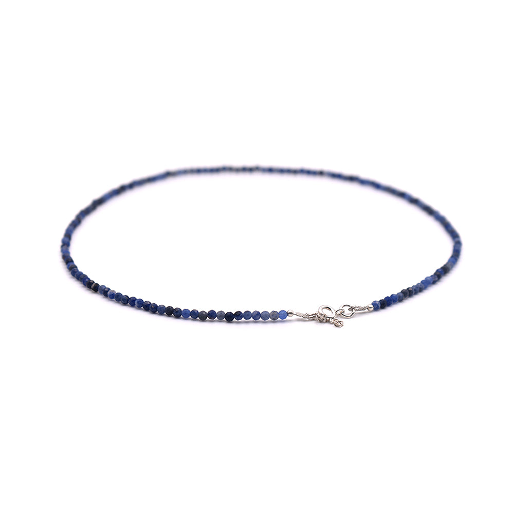 Iolite Necklace (Silver Hook)