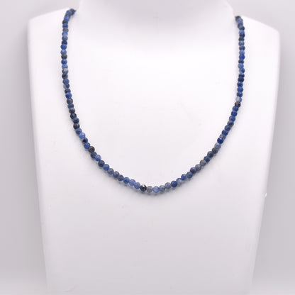 Iolite Necklace (Silver Hook)