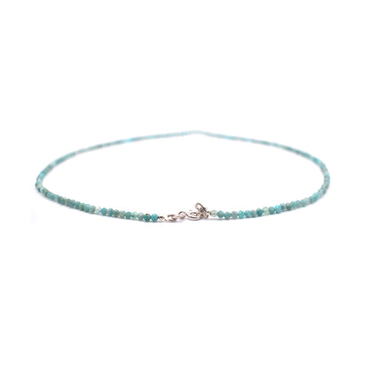 Amazonite Necklace (Silver Hook)