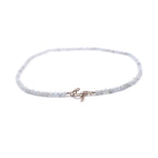 Rainbow Moonstone Necklace (Silver Hook)