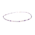 Multi Fluorite Necklace (Silver Hook)