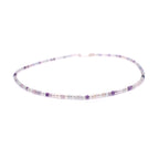 Multi Fluorite Necklace (Silver Hook)