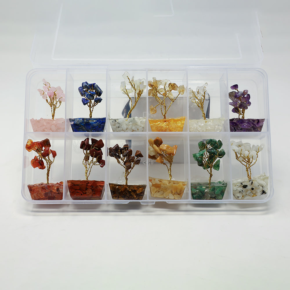 Seven Chakra Trees in Box