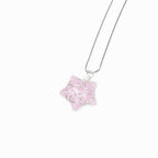 Pink Obsidian Wire Wrapped Pendant