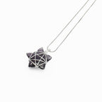 Purple Obsidian Wire Wrapped Pendant