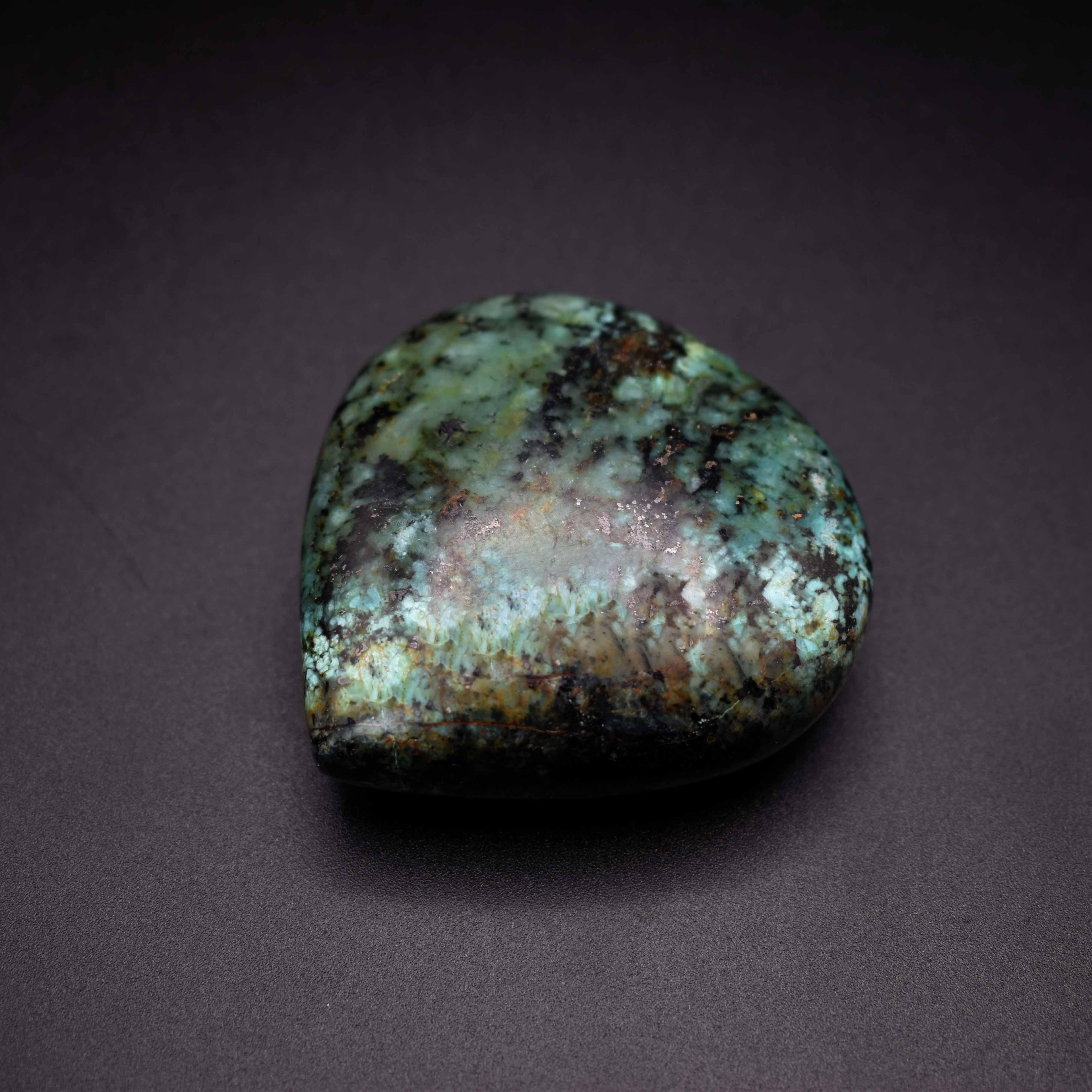 African-Turquoise-Heart